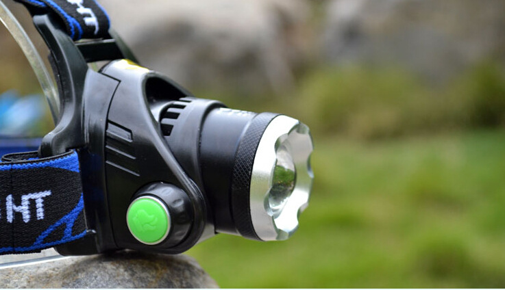 XML-T6 L2 LED强光头灯 伸缩变焦 充电远射防水V9钓鱼头灯批发