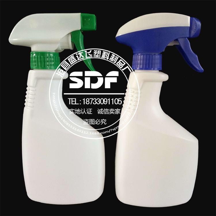 pe喷雾瓶 400ml塑料喷壶 油污净瓶子消毒液喷瓶 汽车美容养护产品
