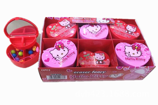 VK838KT收纳盒串珠橡橡皮擦3