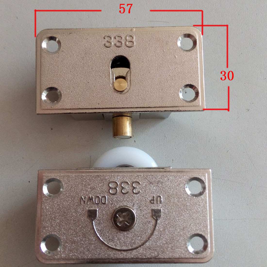 338合金轮 趟门轮 移动下滑轮 导轮