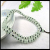 Emerald quartz necklace jade, strap, round beads, pendant, wholesale