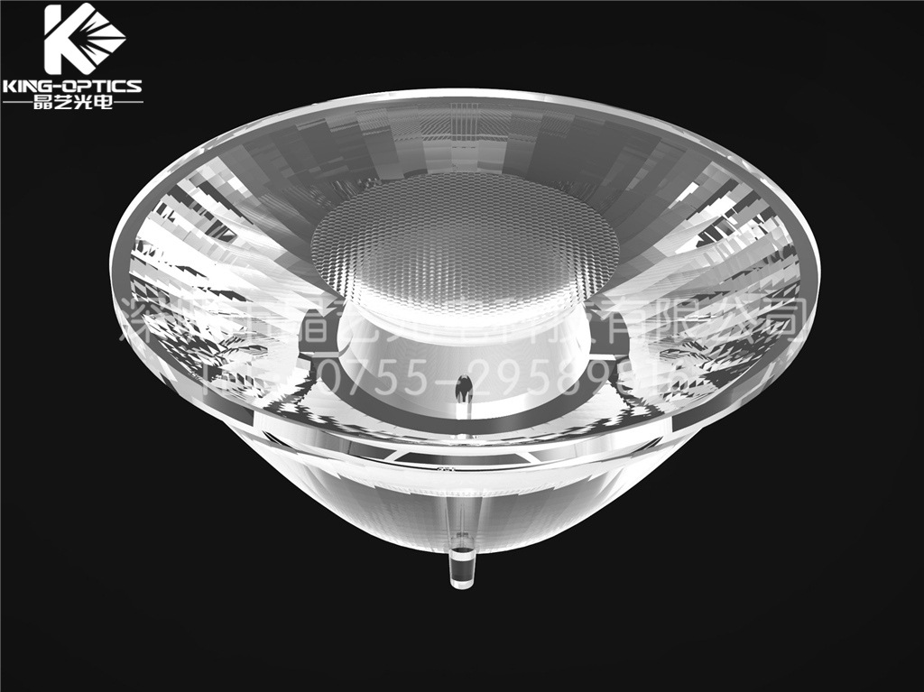 【厂家供应】光学透镜 CXA15/18系列 75mm 20度COB透镜