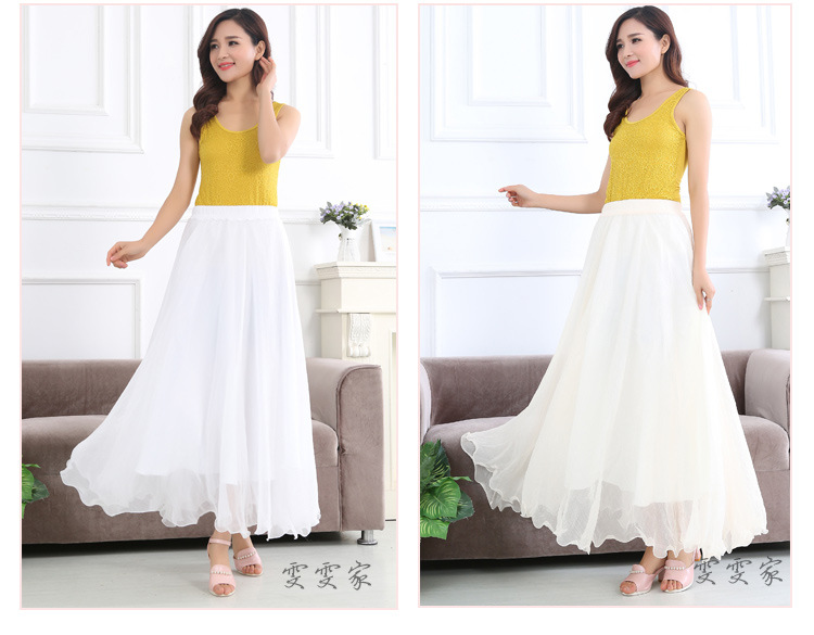 Jupe en Mousseline de soie - Ref 3441566 Image 60