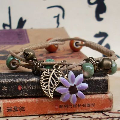Gezhi Original jewelry fashion ceramics Bracelet Hand string Sen family Sweet Bracelet Manufactor wholesale
