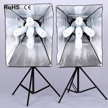 50*70cm 5灯头柔光箱 5个135W灯泡 摄影器材 摄影灯棚套装