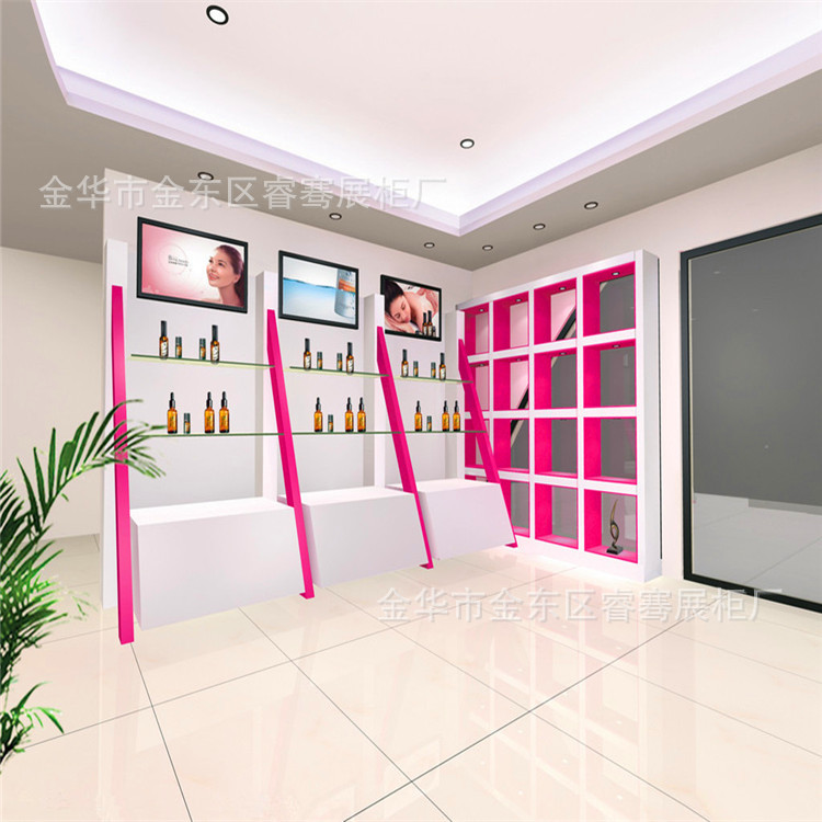 定制美容院化妆品展柜 剃须刀展示柜 北京玻璃展柜 厂家直销展柜