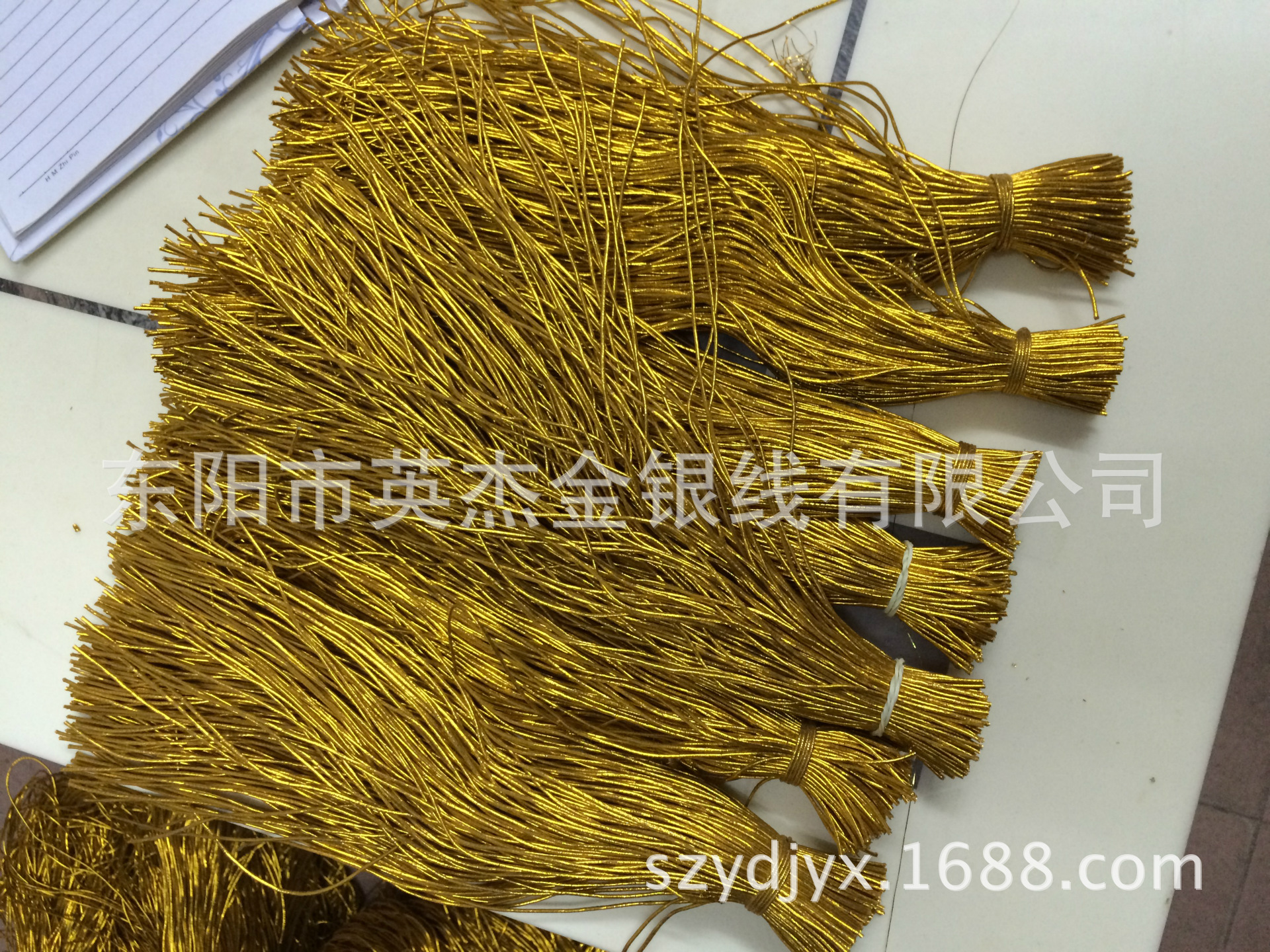 厂家直销服装产品吊牌用的1MM金色银色弹力弹性松紧绳 可定长度