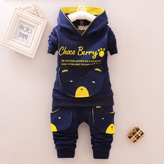Baby Autumn Outfit for Boys, 1-3 Years Old, 2019 Spring and Autumn Season, 4 Piece Children's Sportswear Set