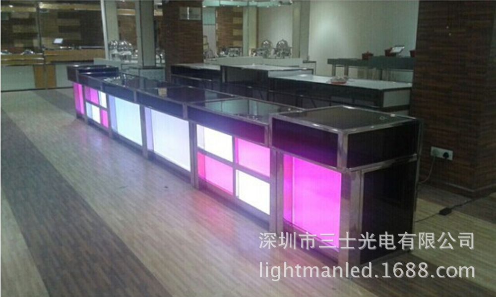 RGB全彩led面板灯 七彩调光吊顶灯舞台KTV艺术氛围面板灯600x600-阿里巴巴