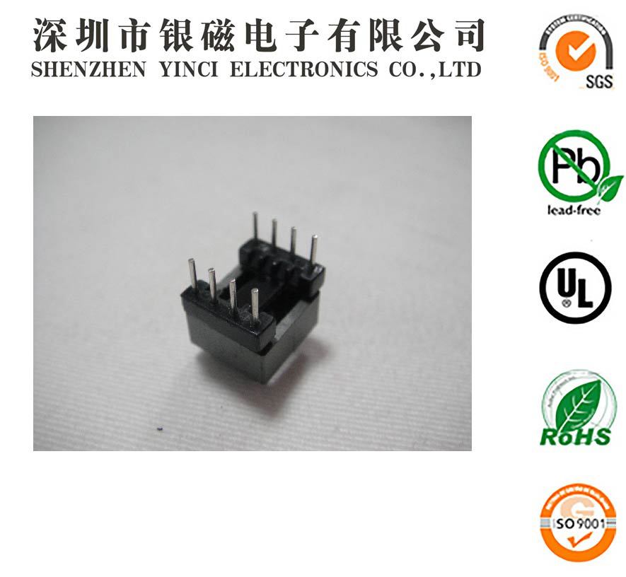 YC-EE-1012-1骨架配EE10磁芯变压器、电感线圈、塑胶骨架，