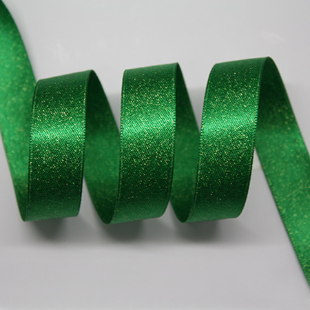 Yao Ming cinta regalo embalaje satén cinta de trama dorada 3,8 CM accesorios para el cabello cinta de trama dorada hecha a mano al por mayor