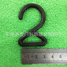 现货厂家塑料2字勾扣 2.5CM化妆包钩扣 6分箱包钩扣 20mm挂钩