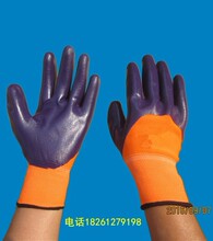 厂家批发PVC浸胶手套棉纱劳保挂胶手套尼龙手套SD型