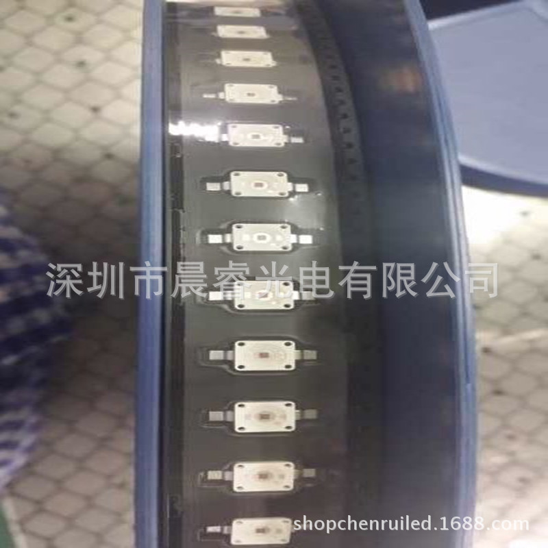 6070黄光1W3W纯大功率590到595NM纯金线铜支架厂家直销高品质