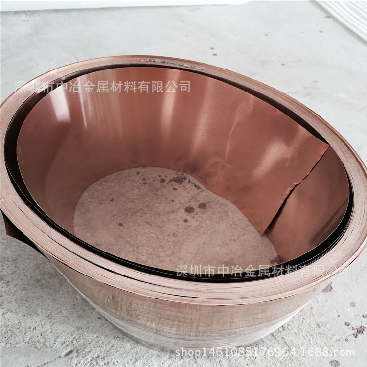 C5210-EH特硬磷铜带0.05 0.1 0.15mm磷铜箔超窄分条 电镀：金银镍