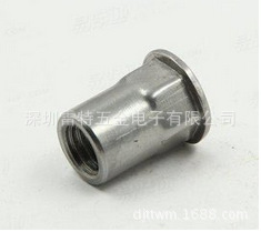 304不锈钢  拉铆螺母 拉铆螺母 沉头拉铆螺母 六角螺母  工厂生产