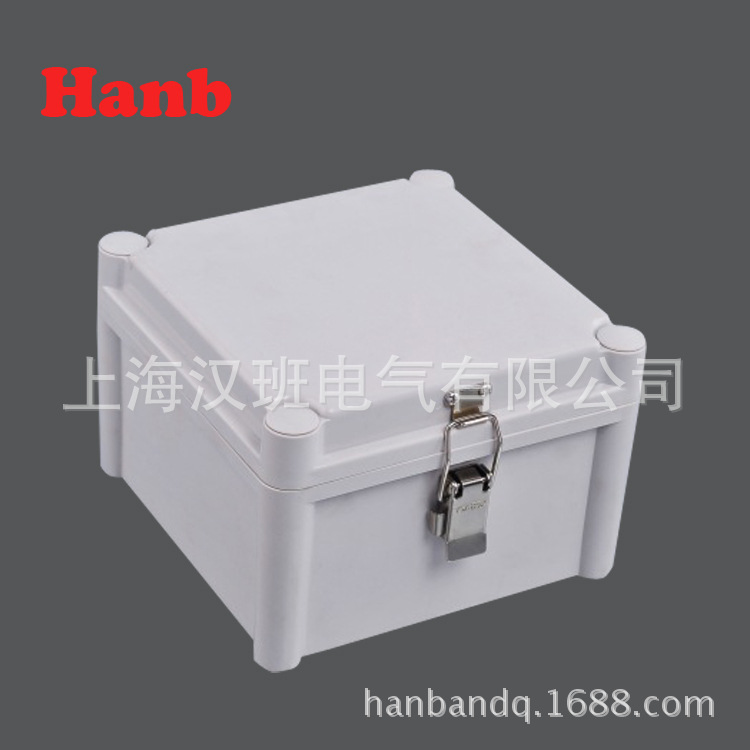 190*190*130mm方形控制器安装盒合页活动式配电箱塑料防尘插座箱