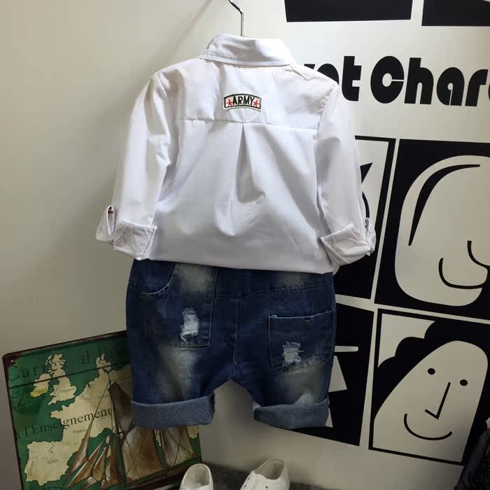 Chemise garcon à manche longue - Ref 2078515 Image 7