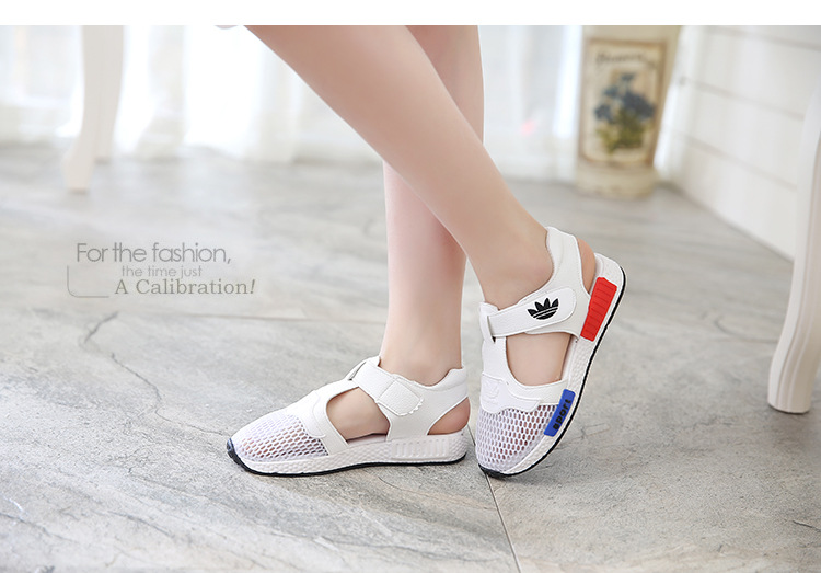 Sandales enfants en similicuir Baotou coutures en cuir pour été - semelle caoutchouc antidérapant - Ref 1053409 Image 13