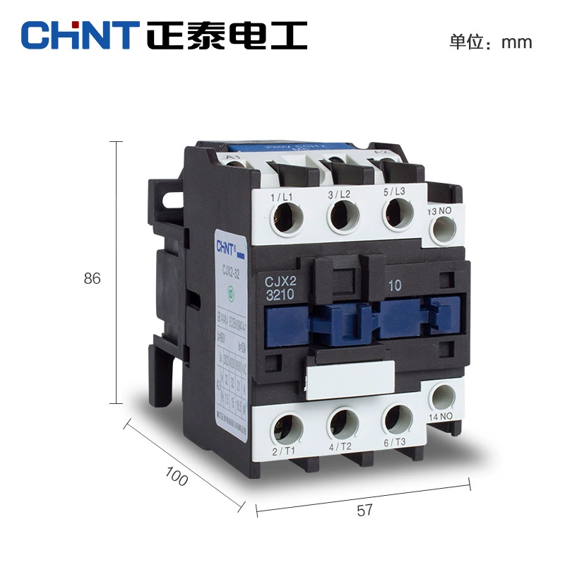 [Контактор CJX2-3210/3201 32A AC_POWER 220V/380V контактёр от Changtai]