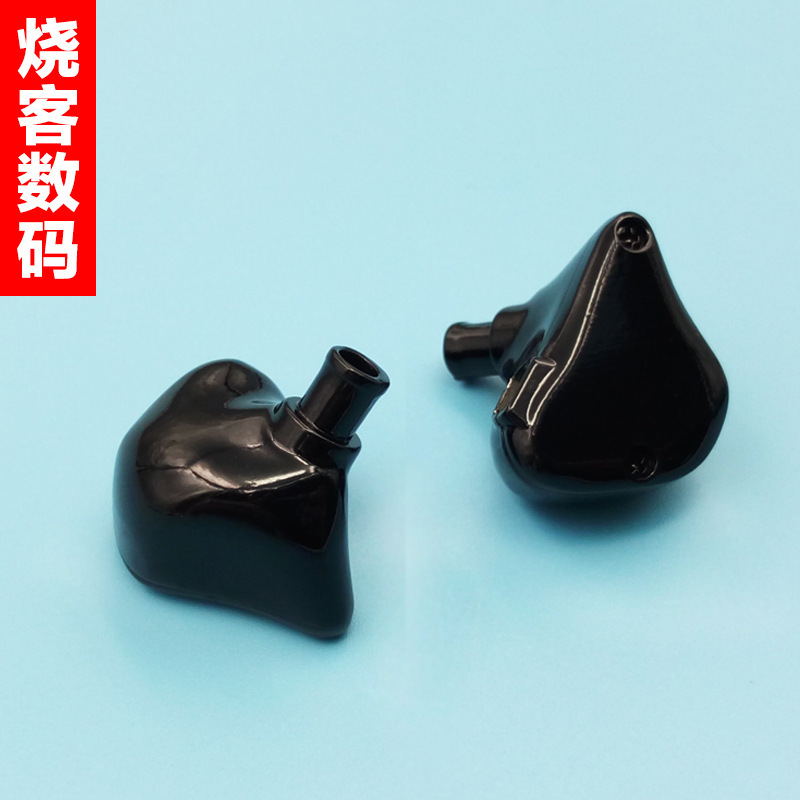 Customized zinc aluminum alloy 10mm moving coil iron Shure pin socket male mold private film earphone shell ear shell Customized zinc aluminum alloy 10mm moving coil iron Shure pin socket male mold private film earphone shell ear shell