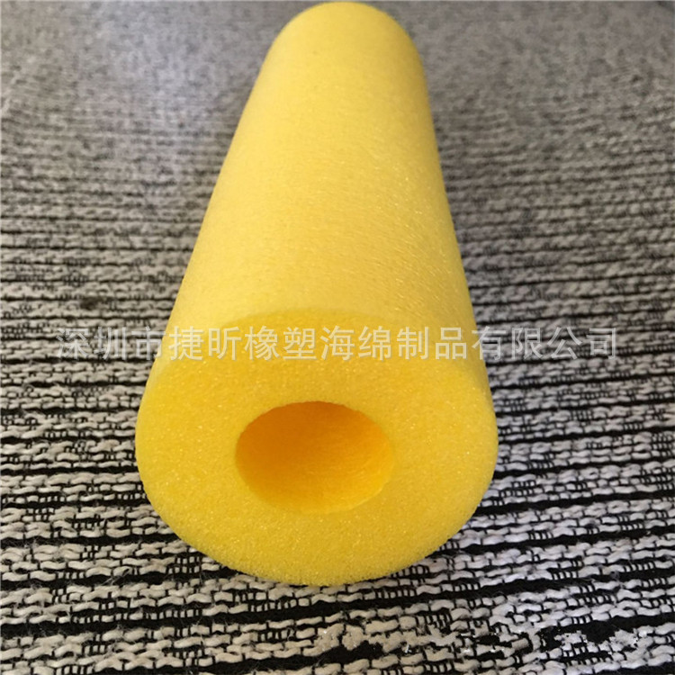 厂家批发 儿童玩具泡沫圆柱彩色珍珠棉管 可尺寸