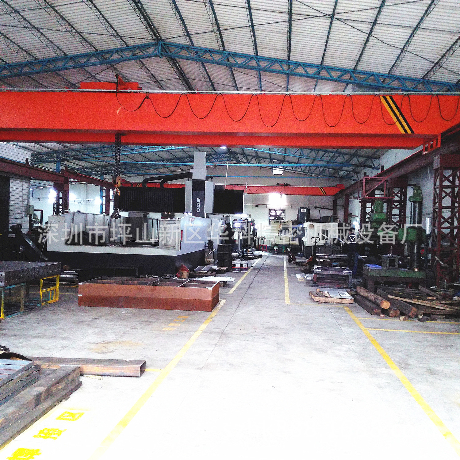 深圳大型机械加工　电脑锣　数控加工中心加工　机械设备　机架