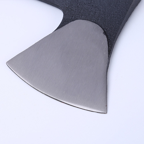 One-piece camping ax, plastic-coated non-shaking hand ax, outdoor self-rescue camping hand ax, ax