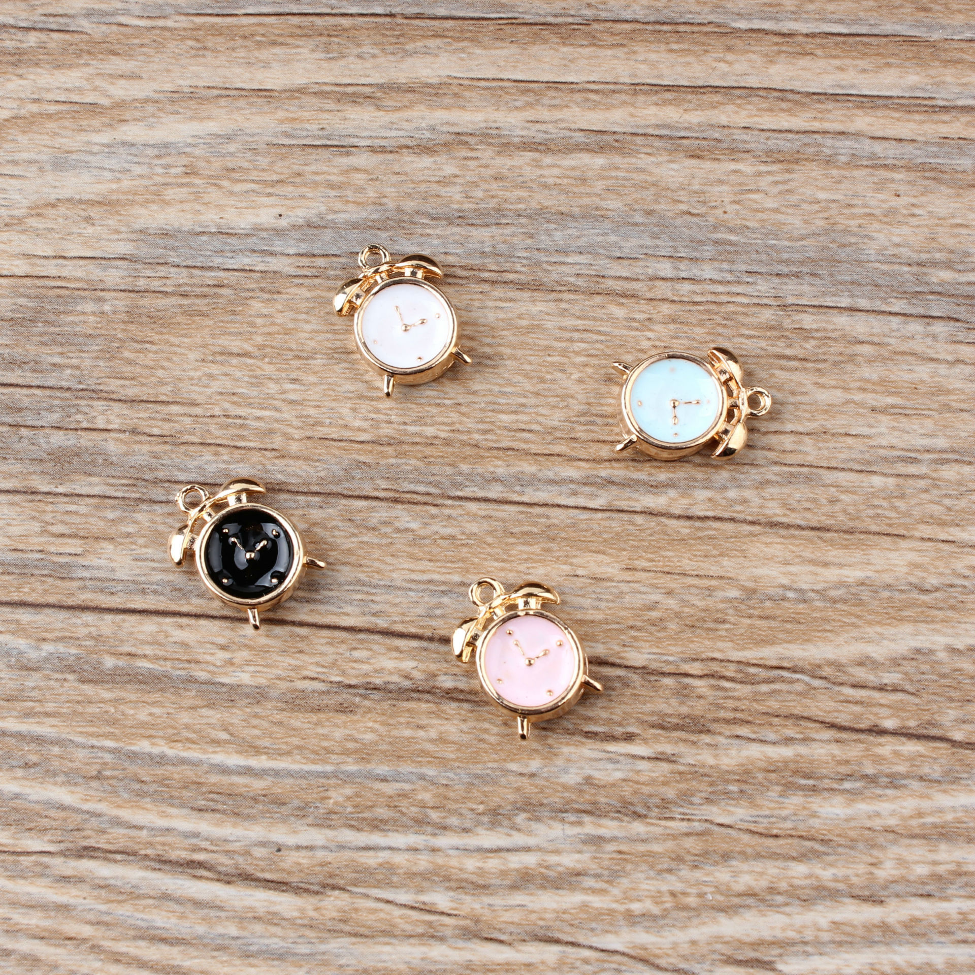 17g Weight Pendant Jewelry Making Type DIY Jewelry Accessories Classification 10 PCS/Package Quantity Alloy Material Clock Pattern Enamel Design Casual, Simple Style Style 10 PCS/Package Alloy Clock Pendant 7