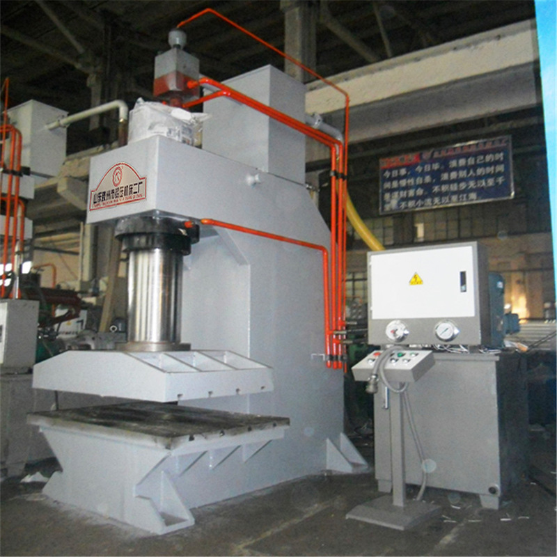Tengzhou Two-Forged 200t Single-Arm Hydraulic Machine 315t Extended Workbench Straight Forming Machine Physical Manufacturer Direct Delivery