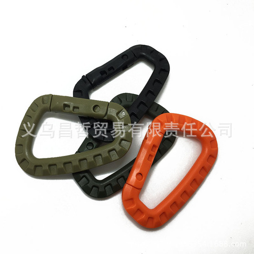 Lightweight medium-sized tactical bag outdoor mountaineering quick-release buckle Nylon buckle mountaineering bag external plastic steel quick-release key D buckle