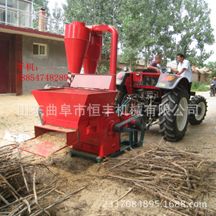 沙克龙防尘粉碎机 小型猪饲料锤片式粉碎机 大型粉糠机