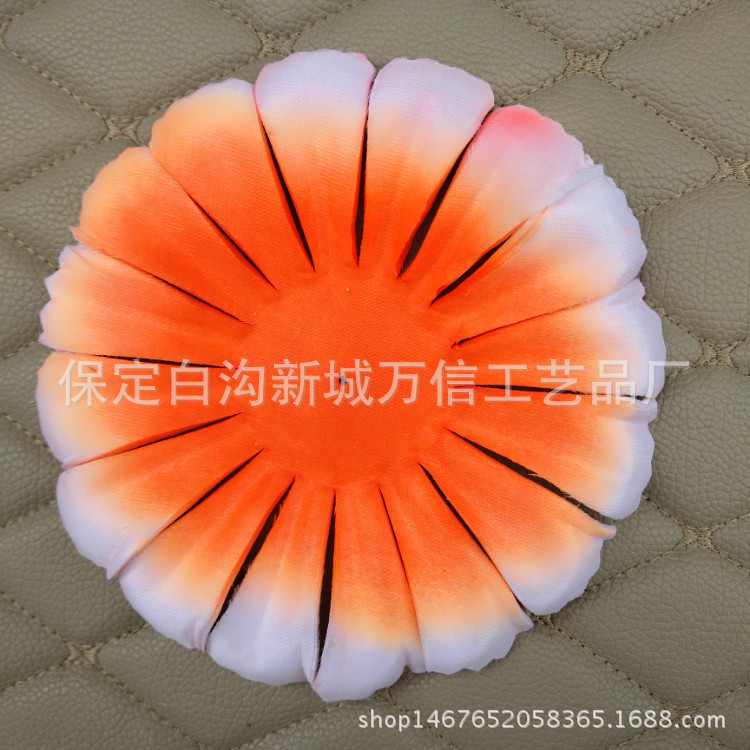 河北绢花厂家生产各种清明闪光管菊仿真花大齿轮菊花片