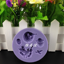 鸟巢、平鸽液态硅胶模翻糖蛋糕模具 巧克力皂模DIY工具 WMJ-191