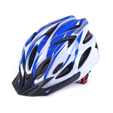 普通一體單車自行車騎行頭盔一體成型男女山地車騎行滑步車頭盔