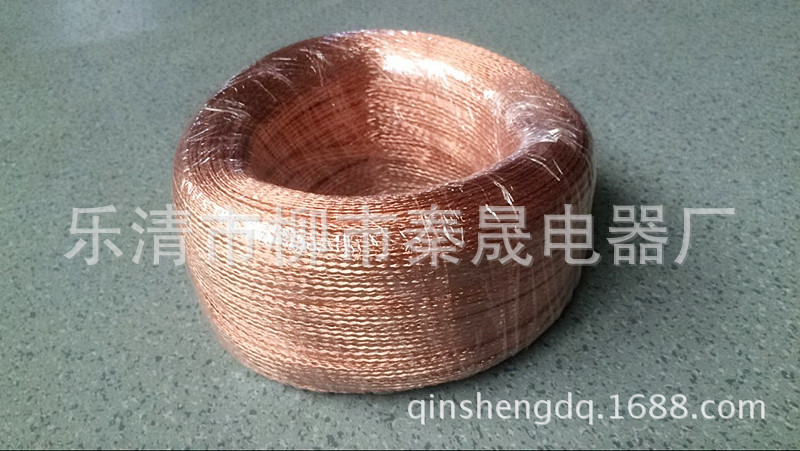 紫铜编织线 裸铜编织导电带 TZ-4平方 紫铜编织接地线 紫铜编织带