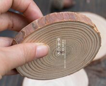 松木片 ZAKKA杂货圆木片微景观拍照道具 茶托杯垫森系复古装饰品