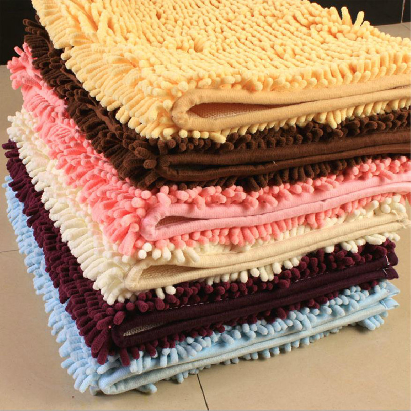 厂家批发雪尼尔地垫地毯超纤加厚长毛地垫雪尼尔地毯