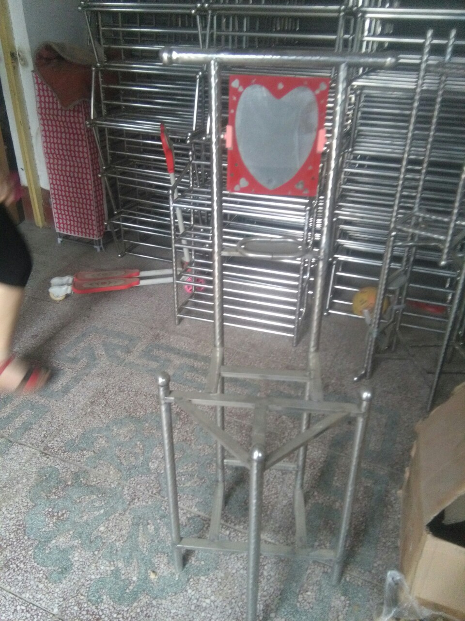 加工304不锈钢盆架 304 挂衣架 鞋架做工精细