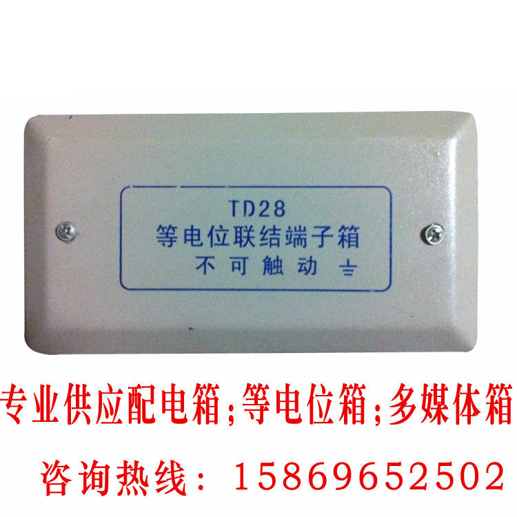 厂家直供等电位箱 TD28等电位联结端子箱 局部等电位箱 铁条
