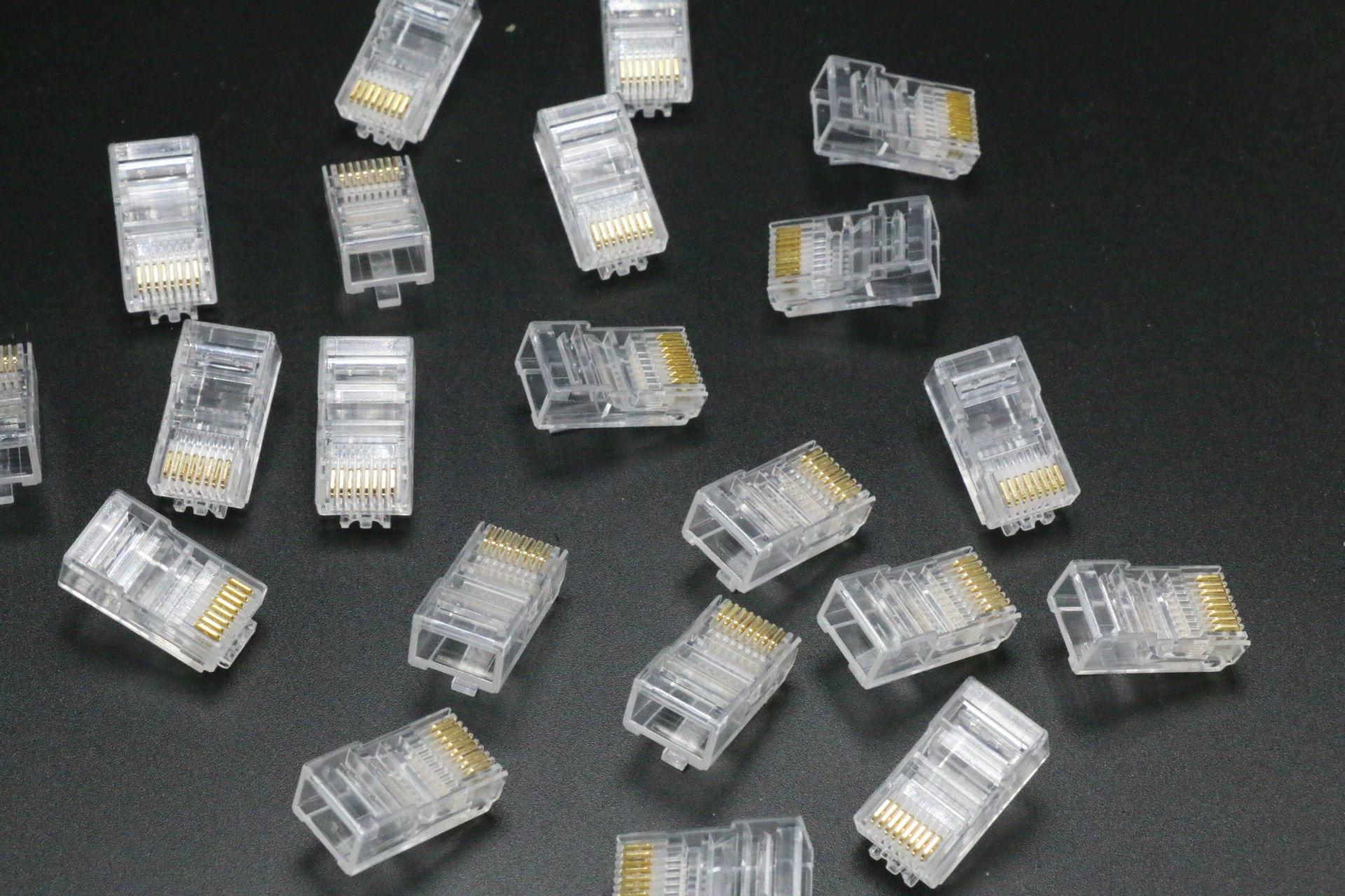 Factory supply RJ45 Engineering network connecting network cable connection A -level network crystal head