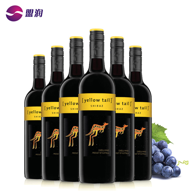 Yellow Tail kangaroo Shiraz dry red wine Australia Imported Winery Direct selling wholesale Kangaroo red wine