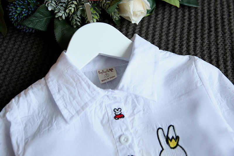 Chemise fille à manche longue - Ref 2087224 Image 4