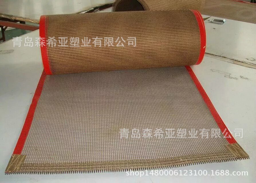 聚四氟乙烯网格输送带 尺寸4*4 2*2.5 其他尺寸可定制 青岛现货