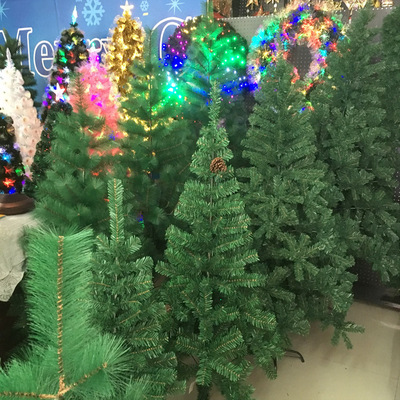 MC-T2 Spot ordinary PVC christmas tree 60cm-180cm-210cm Multi dimension wholesale