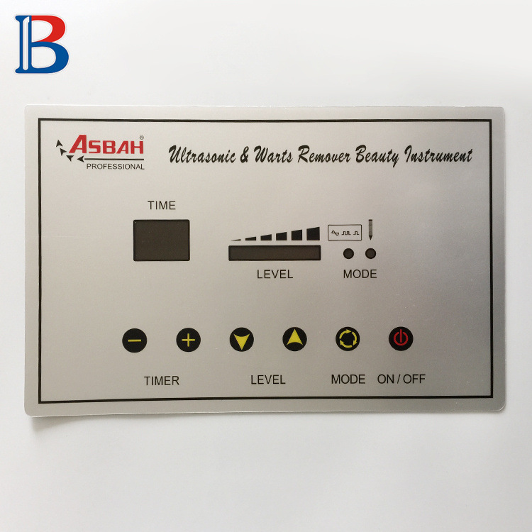 精选 多规格电子电器产品标牌 美容仪器标牌 透明pc面板标签