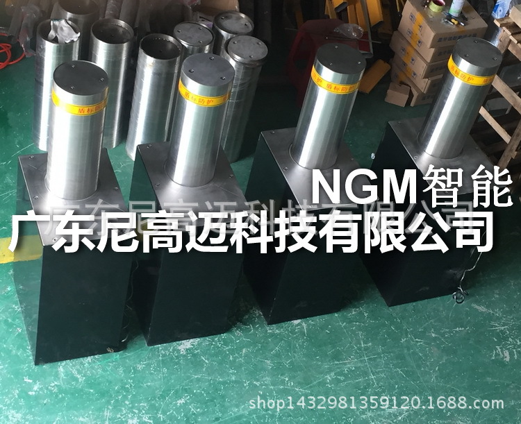 尼高迈厂家直供全自动机电液升降路桩 挡车警示自动桩 立柱防撞钢