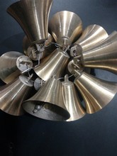 喇叭口铃铛铜铸铃铛喇叭口直径5.3厘米高5厘米
