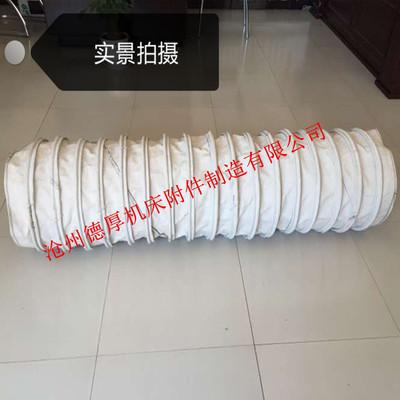 厂家直供制冷环保通风工程用圆形耐磨损寿命长帆布伸缩软连接