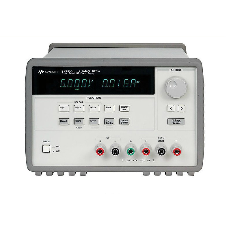 De Technology E3631A DC power supply 80W output source  6V , 5A And + 25V , 1A